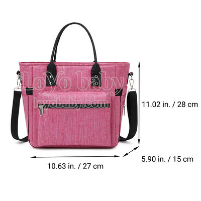 Large Chic Handbag Lunch Bag For Womens, With Easy Open Top, Leakproof,  With Pockets - Loyobaby